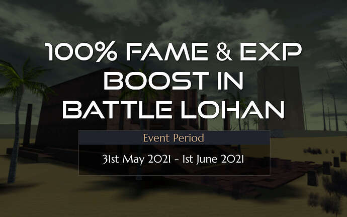 100% fame&exp boost