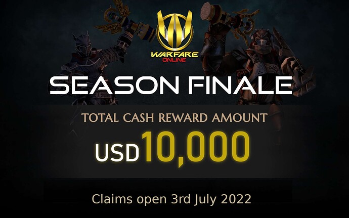 season finale cash reward