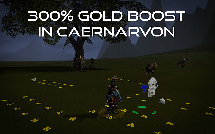 300% gold boost caernarvon