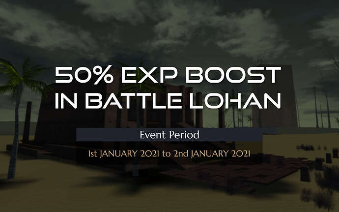 50% exp boost 2021