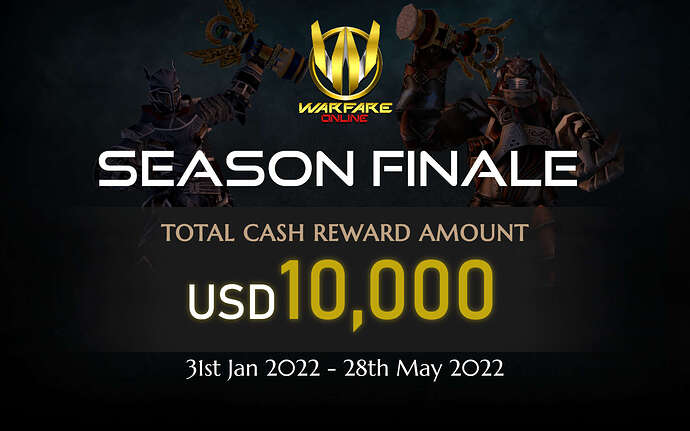 Season finale cash reward