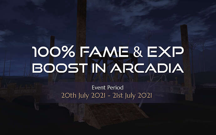100% fame & exp boost