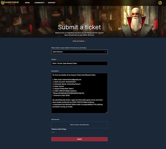 claim reward ticket template